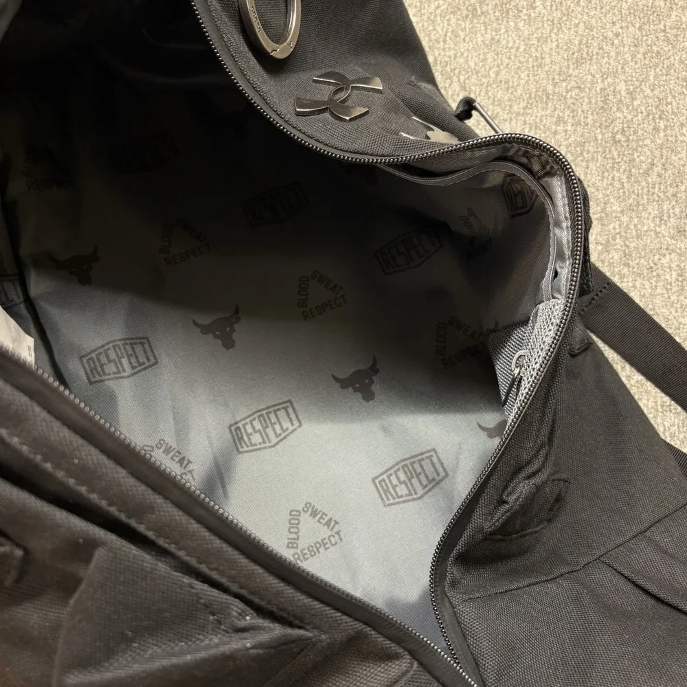 Under Armour Project Rock 60 Bag Backpack Rucksack Gym Duffle Travel School